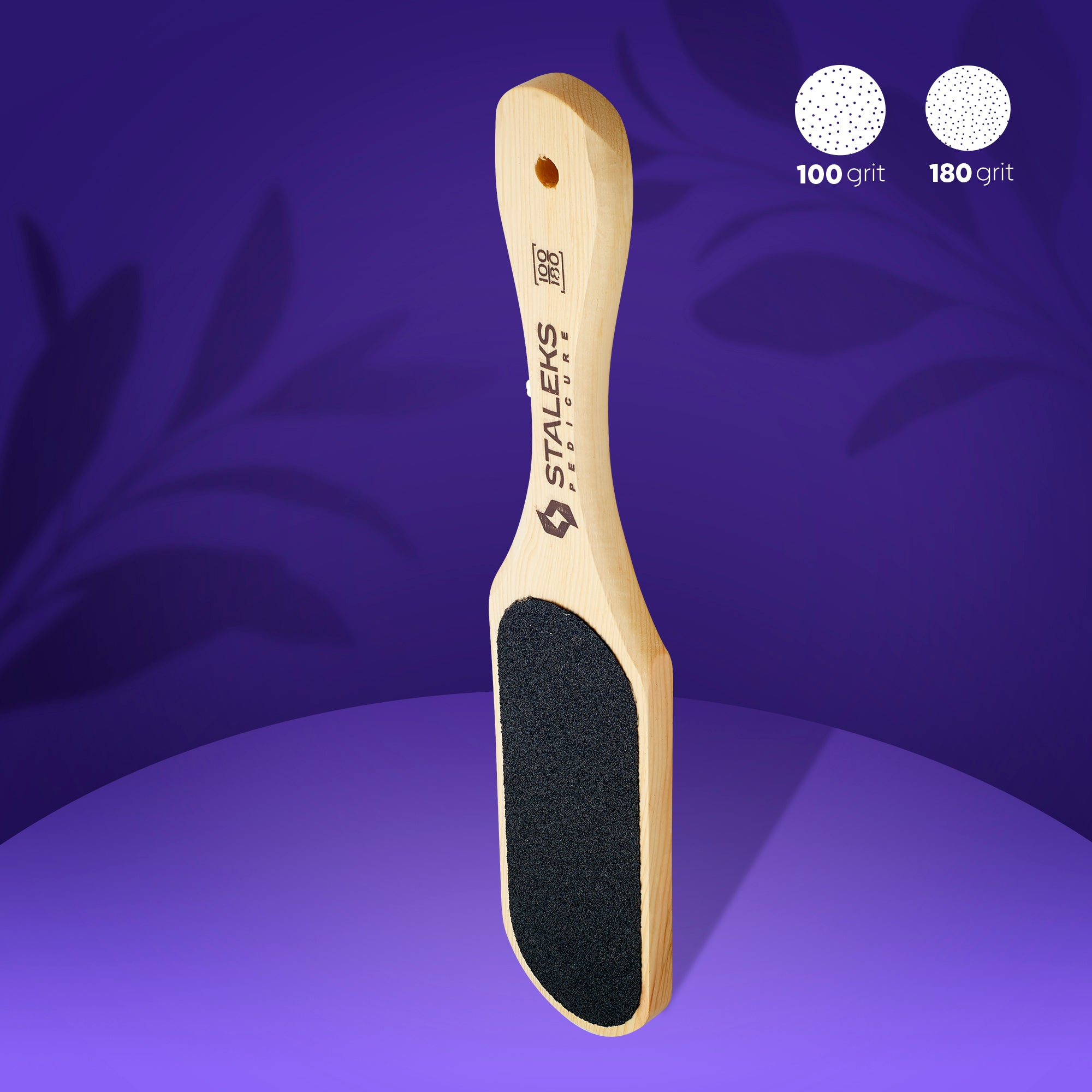 Wooden pedicure foot file BEAUTY & CARE 10 TYPE 1 (100/180) image 0
